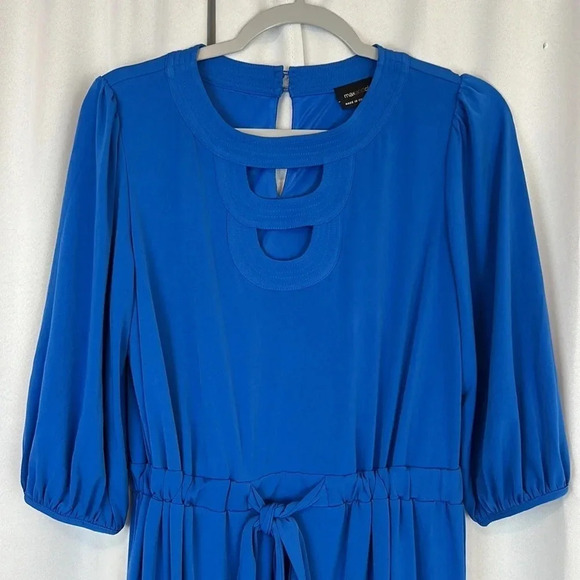 Max And Cleo Blue Women’s 3/4 Sleeve Dress Size M - Picture 4 of 7